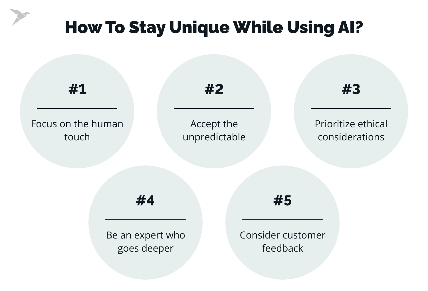 stay unique while using AI in product development