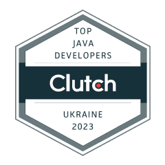We are at the top of the list of best Java development companies by Clutch