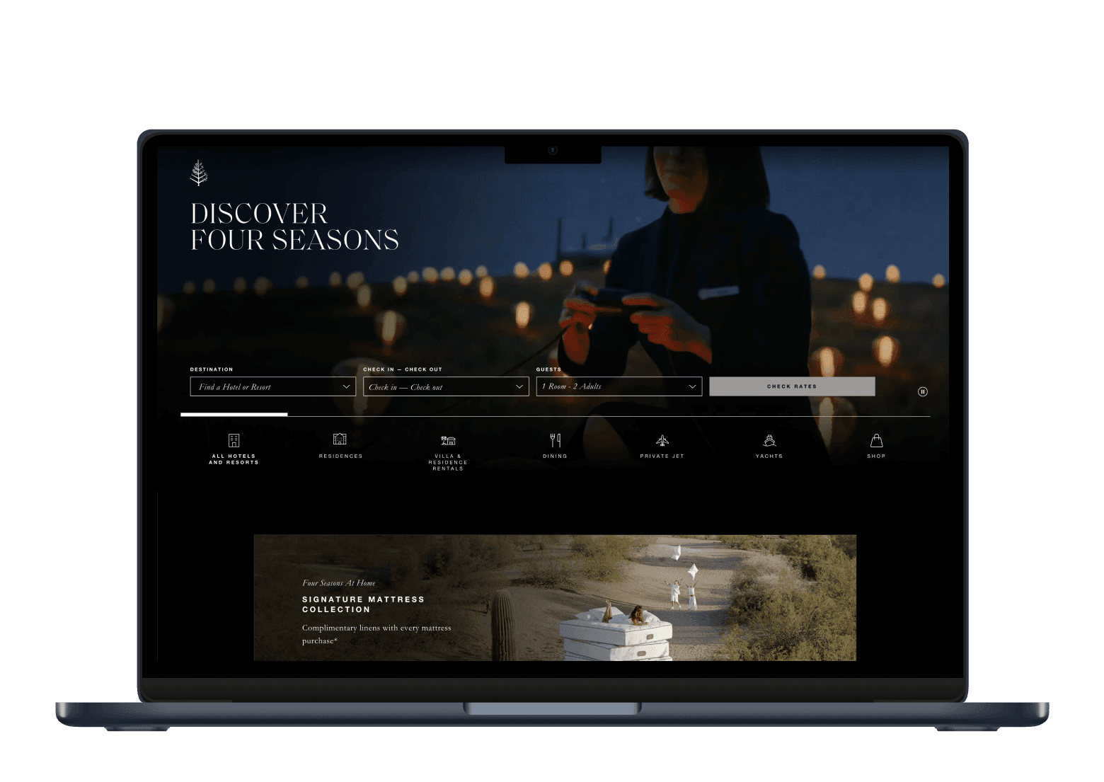 Streamlining guest
experience for FourSeasons