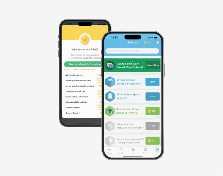 We integrated gamification