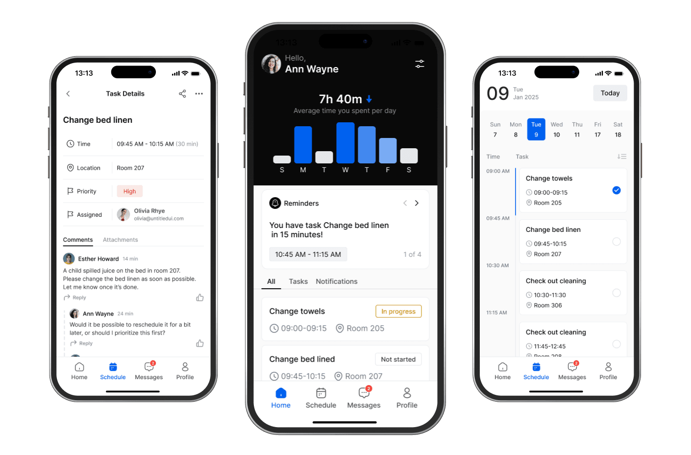 Mobile-first App for Hotel Staff