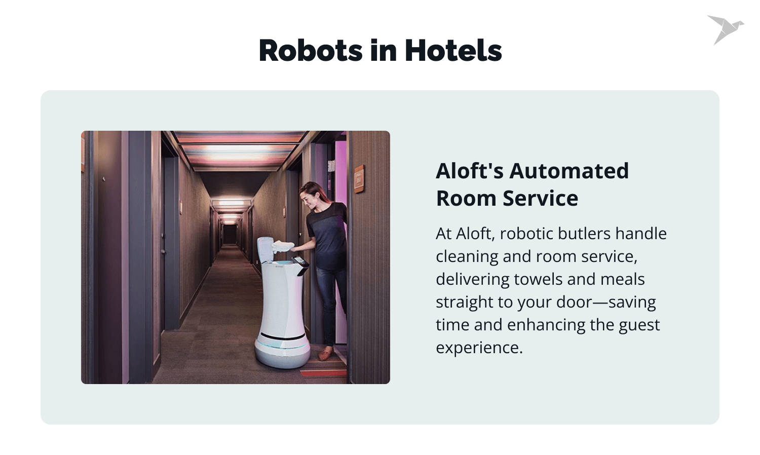 aloft hotel robots