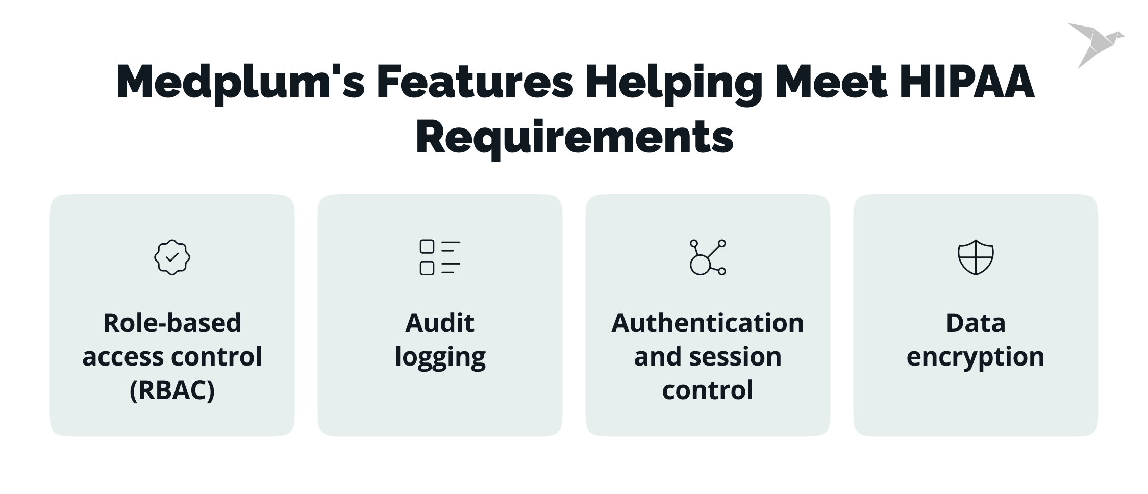 Medplum's Features Helping Meet HIPAA Requirements